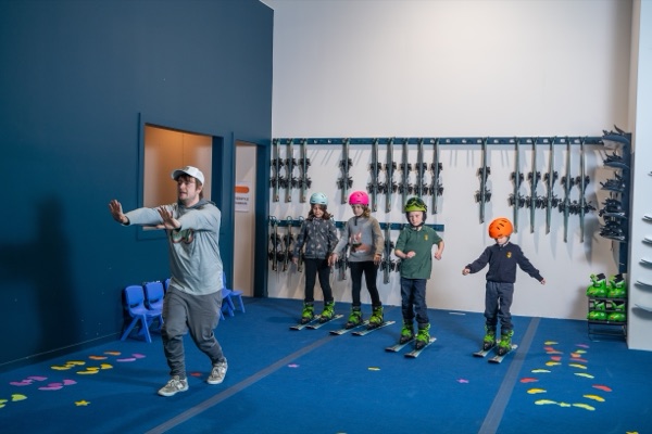 Small group ski training session at Shredder Wheat Ridge